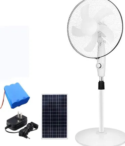 Abanico Recargable de Energía Solar / 16 Pulgadas